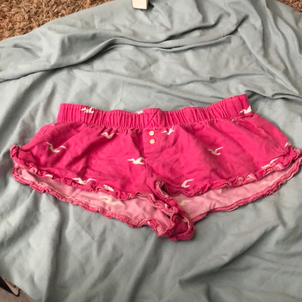 Size medium pink pajama bottoms. They are used.